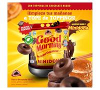 MAX PROTEIN - Harina de Avena Sabor Minidona Dark con Toppings 1,5 kg - Avena en Polvo, Sin Azúcar, Fuente de Proteina para Batidos, Ideal para Desayunos Fitness, Pancakes Proteina y Dieta Deportiva