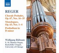 Wolfgang Rübsam – Max Reger: Preludios corales Op. 7 n.º 16-35 – CD – Importación USA – NAXOS