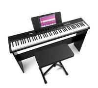 MAX RhapsodyDP88P - Piano digital de 88 teclas con mueble y teclado