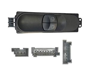 MAX SMB105 Interruptor de elevalunas Delante, izquierda Número de enchufes de contacto: 4 Compatible con BMW 5 Sedán E60 5 Touring E61, MERCEDES-BENZ Sprinter 3.5-T Furgoneta W906