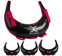 Max Strength - Bolsa búlgara de cuero PU, utilizada como bolsa de levantamiento de pesas, bolsa de ejercicios, bolsa de entrenamiento y bolsa de arena para hombres y mujeres