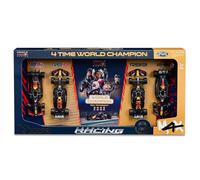 Max Verstappen Campeón 4 Modelos F1 Red Bull Racing 1/43 12cm DieCast Burago