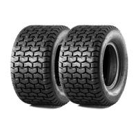 MaxAuto Neumático para cortacésped John Deere para césped y jardín 2 13x6.50-6 13-6.5-6 Conjunto de 2 Negro