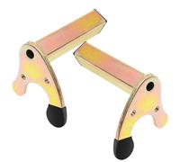 MaxAwe 1 par de soportes redondos en U para motocicleta, soporte trasero, soporte para garras para motocicleta, soporte de horquilla para soporte de montaje, peso de hasta 400 kg, adaptador para