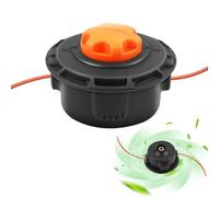MaxAwe M10 x 1,25 Cabezal de hilo, cabezal de corte doble, bobina de hilo, accesorio para desbrozadora Fuxtec, hilo de nailon de repuesto para cortacésped, desbrozadora de gasolina