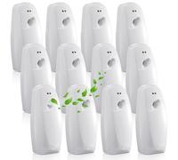 Maxcheck 12 dispensadores automáticos de ambientador en aerosol, dispensador automático de pulverización, ambientador en aerosol para baño, funciona con pilas, de pie o montado en la pared, para baño,