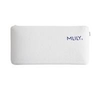 MAXCOLCHON Almohada Viscoelástica Mlily Perforada con Tratamiento Eco-Fresche Antibacteriano Y Transpirabilidad Media-Alta De 150x35 cm. Incluye Funda con Cremallera