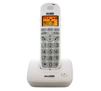 Maxcom mc6800 bb teléfono dect identificador de llamadas blanco