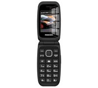 Celular 2.4 MM828BK 4G Dual SIM con Botón SOS (Negro) - MAXCOM