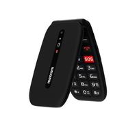 Maxcom MM828 - Teléfono móvil con Tapa - 4G Volte - Pantalla de 2.4 Pulgadas fácil de Leer - Botón SOS - Batería de Larga duración - Dual SIM - Desbloqueado y sin SIM - USB-C - Negro