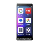 Maxcom MS601 Smartphone para personas mayores Android 14 de 64 GB con pantalla de fuente grande, pantalla HD de 6 pulgadas, botón de asistencia SOS y compatibilidad con audífonos sin contrato y