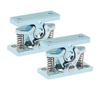 MaxEarn 2 topes de puerta de aleación de zinc, soportes pesados para puerta con muelle de acero inoxidable, tope de puerta para caravana, caravana, barco, jardín, garaje