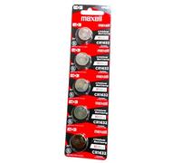 Maxell Pilas de botón de litio CR1632 3V 140 mAh Pack 5 unidades