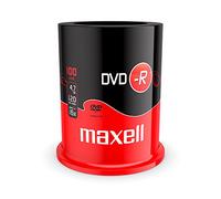 Maxell 275611.40.CN - Caja de DVD-R grabables (4,7 GB, 16X, 100 Unidades)