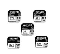 Maxell 371 - Pilas para reloj (paquete de 5)