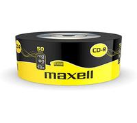 Maxell CD-R vírgenes CD-R80XL 624036, 700 MB (80 min), 52x, 50 unidades