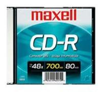 Maxell 625151 CD en Blanco CD-R 700 MB 15 Pieza(s) - CD-RW vírgenes (CD-R, 700 MB, 15 Pieza(s), 80 min, 32x)