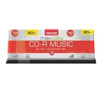 Maxell 625335 CDR-80 Music Gold CD Recordable Discs 32X 700MB 80 min 30 Pack