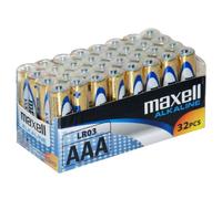 Maxell pilas alcalinas aaa - lr03- pack 32 uds