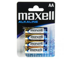 Maxell Alcalina 1.5V Tipo AA Pack4