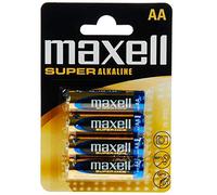 Maxell LR06XL-B4MXL - Pila alcalinas, 1.5V, Pack de 4 Unidades