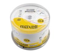 CD en blanco Maxell CD-R 52x 700MB 50 unidades grabación 80 min