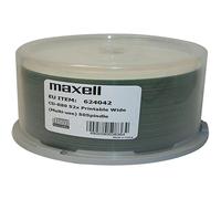 Maxell - Cd-r 80 min/700 mb 52x Paquete de 50 discos para imprimir