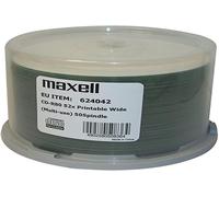 Maxell - Cd-r 80 min/700 mb 52x Paquete de 50 discos para imprimir