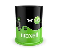 Maxell DVD+R 4.7GB 100pk - DVD+RW vírgenes (4.7 GB, DVD+R, 120 min, Eje)