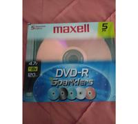 Maxell DVD-R Sparklers 5 Colors Colors 4.7GB 8x 120min