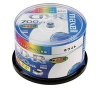 Maxell en Blanco CD-R 700 MB 48 - 50 PK Eje de Velocidad (imprimibles)