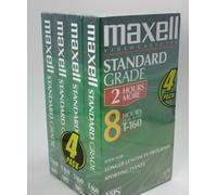 Maxell estándar grado T 160 en blanco cintas VHS grabación