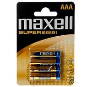 Maxell LR03XL-B4MXLS - Pila super alcalina, 1.5 V