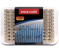 MAXELL AA 100X - Pila alcalina, AA, paquete de 100