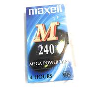 Maxell M 240 VHS - Cinta de audio/video (240 min)