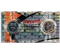 Maxell Pilas alcalinas LR1130 189 389, paquete de 2 (2 baterías)