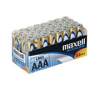 Maxell Alkaline Pack Pilas AAA LR03 32 Unidades