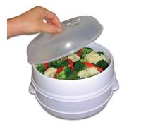 Maxell Power CE OLLA PARA MICROONDAS DOBLE PRESION COCINAR AL VAPOR SIN ACEITE SANO MICROVAP