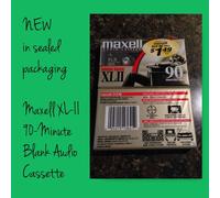 Maxell XL-II 90 minutos Audio en blanco Cassette