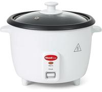 MAXELLPOWER Arrocera Eléctrica 1,8L - 700W - Función Cocinar y Mantener Caliente - Recipiente Antiadherente - Tapa de Vidrio - Incluye Cuchara y Vaso Medidor (1,8L)