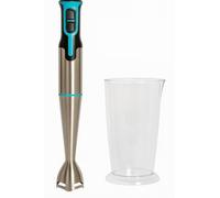 MAXELLPOWER Batidora de mano 700w con 2 velocidades, cuchillas de acero inoxidable, brazo resistente y vaso medidor 800ml. Elección perfecta resultados eficientes y precisos en todas recetas (Azul)