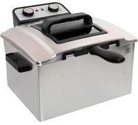 MAXELLPOWER Freidora Eléctrica 5L de Acero Inoxidable 3000W Rendimiento Potente Gran Capacidad y Control Preciso de Temperatura Doble Seguridad Térmica Indicador LED Cuerpo Duradero (5 LITROS)