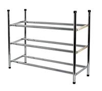 MAXELLPOWER Zapatero, organizador zapatos, metalico 3 baldas, estanteria zapatos, entrada recibidor, con estilo y elegancia 62x23x51cm (3 BALDAS)