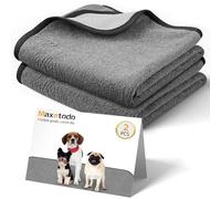 Maxetodo 2pcs Empapadores Perros Reutilizables 70*100CM, Almohadilla de Entrenamiento Lavable y Reutilizable Impermeables Antideslizantes de Tejido Polar para Mascotas Perros Gatos Conejos