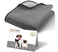 Maxetodo Empapadores Perros Reutilizables 182*182CM, Almohadilla de Entrenamiento Lavable y Reutilizable Impermeables Antideslizantes de Tejido Polar para Mascotas Perros Gatos Conejos