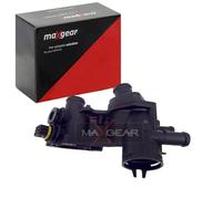 MAXGEAR 18-0004 Termostato refrigerante Cubierta de plástico con junta con sensor de temperatura con termostato con tapa con tornillos Compatible con VW Lupo/Lupo 3L 6X1, 6E1 Golf 3 1H1 Vento 1H2