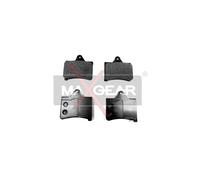 MAXGEAR 19-0418 Pastillas de freno trasero para Citroen C5