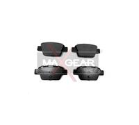 Juego de pastillas de freno traseras MAXGEAR 19-0442