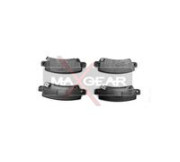 MAXGEAR 19-0449 Pastillas de freno trasero para Toyota Corolla
