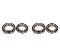 MAXGEAR 2x Cubo Kit Cojinete de Rueda Trasero para Renault Master III Caja Opel